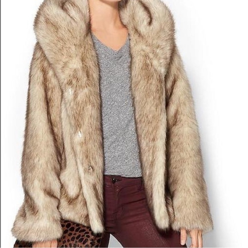 SW3 Faux Fur Coat with Hood
